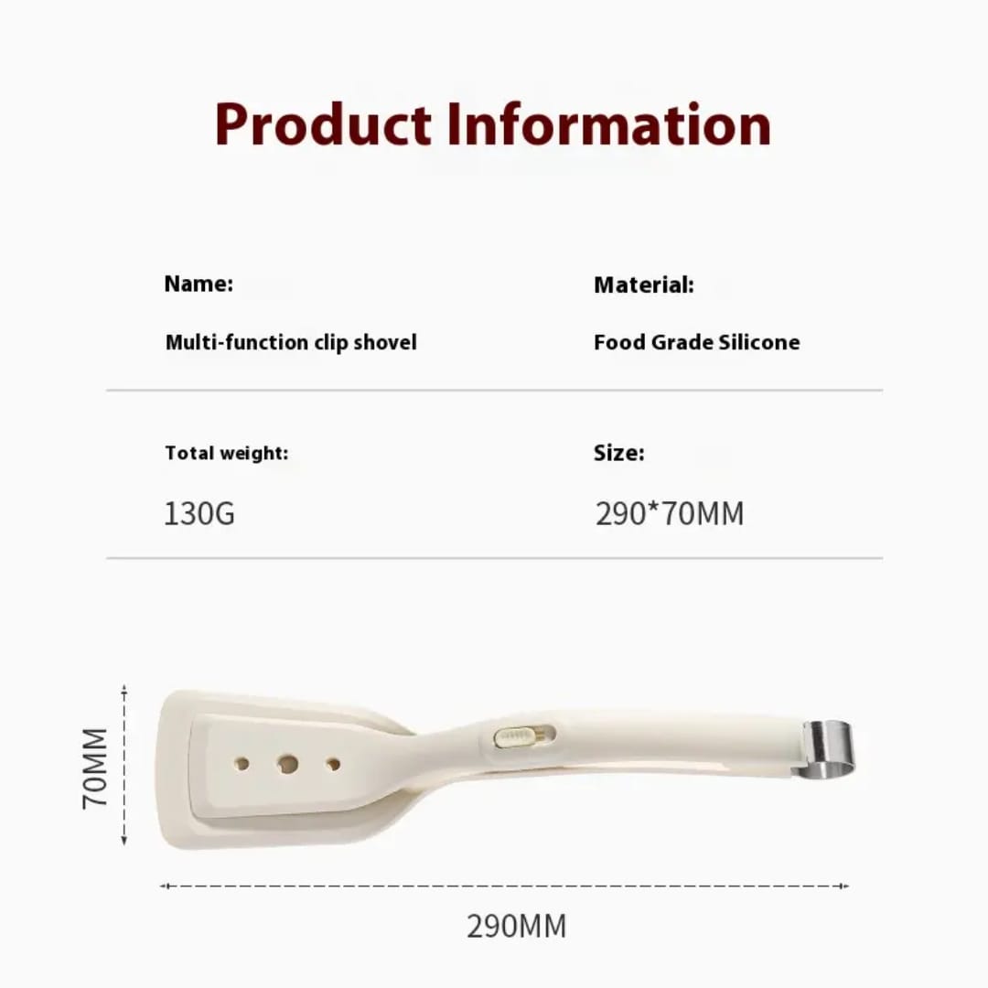 High Quality 2-in-1 Heat-Resistant Silicone Spatula and Tongs Kitchen Tool – Ergonomic Non-Stick Food Turner and Gripper for Eggs, Steaks, Fish, Pancakes, and More Cooking Tasks