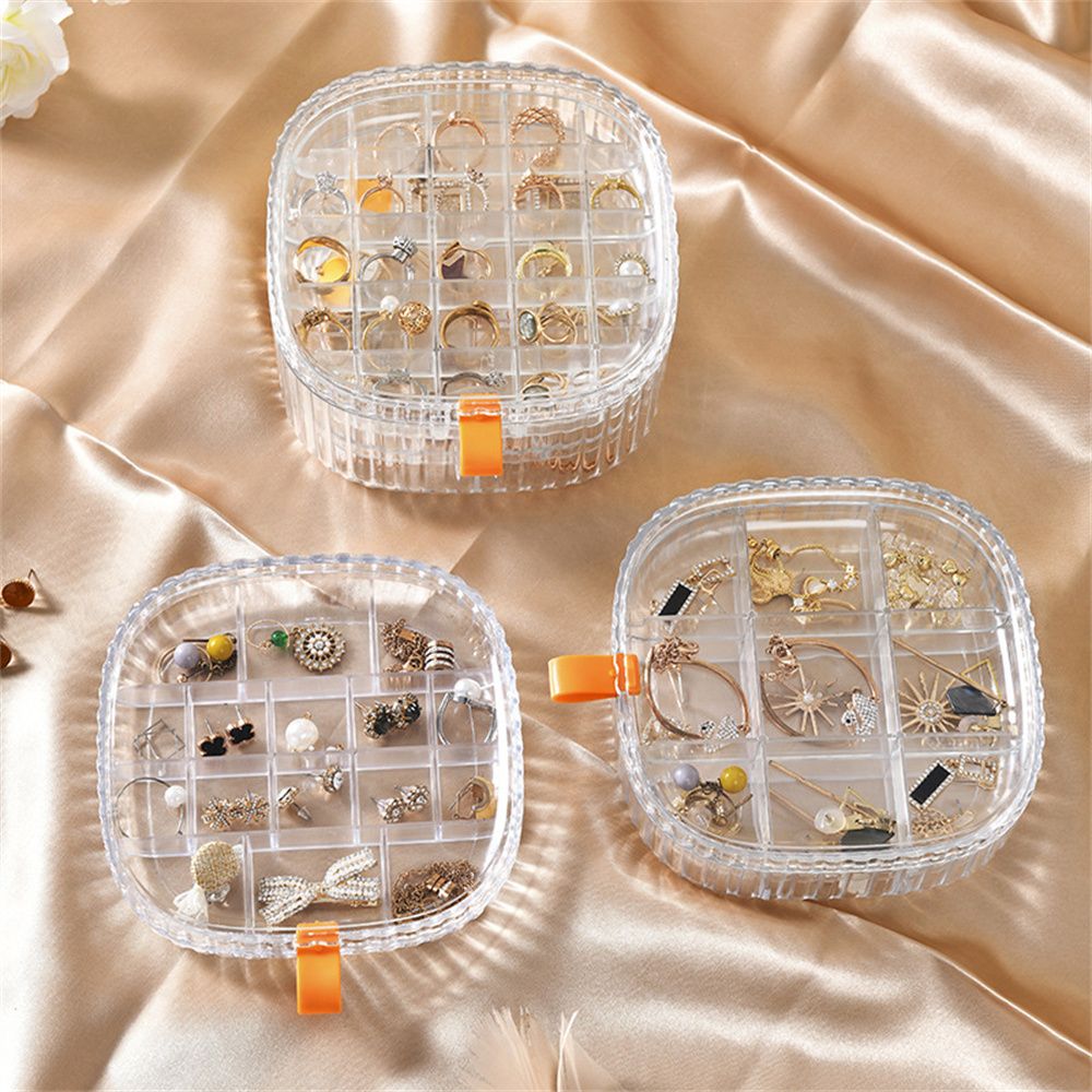 3-Layer Acrylic Jewelry Storage Box Organizer – Transparent Drawer Case for Rings, Necklaces, Bracelets, Earrings, and Watches – Elegant, Dustproof Display for Dressing Table or Closet