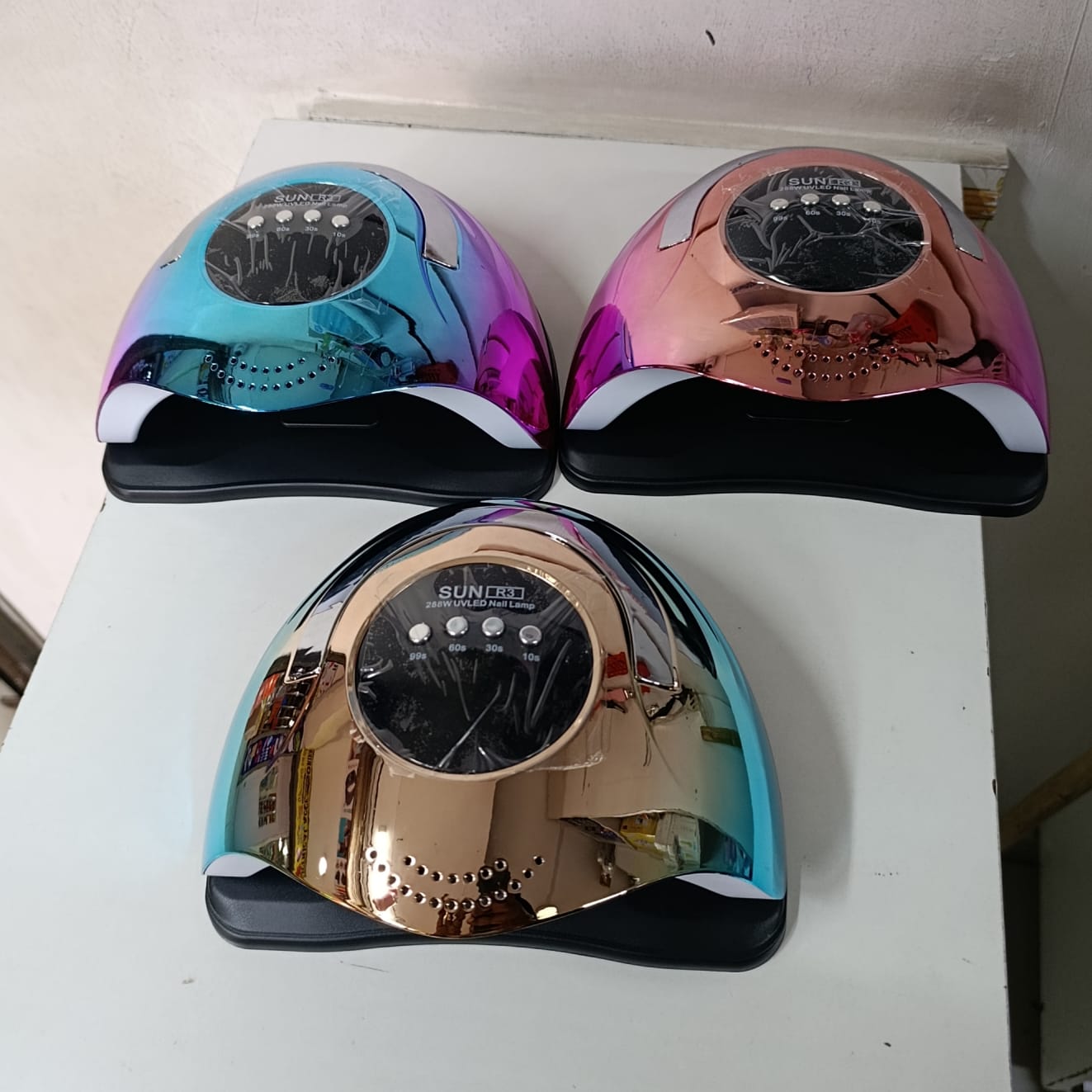 Sun 288W UV LED Nail Gel Curing Lamp – Fast Nail Polish Dryer for Gel, Acrylic & Shellac, Smart Sensor, 4 Timer Modes, Salon & Home Use