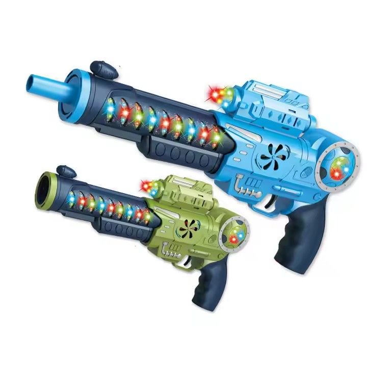 Sound Light Electric EVA Foam Soft Bullet Air Gun Toy – Pump-Action, Safe Foam Bullets, No Batteries Needed