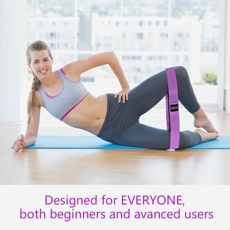 Set of 3 Resistance Bands for Legs & Butt – Booty Workout Bands, Hip Bands for Squats & Glutes Training