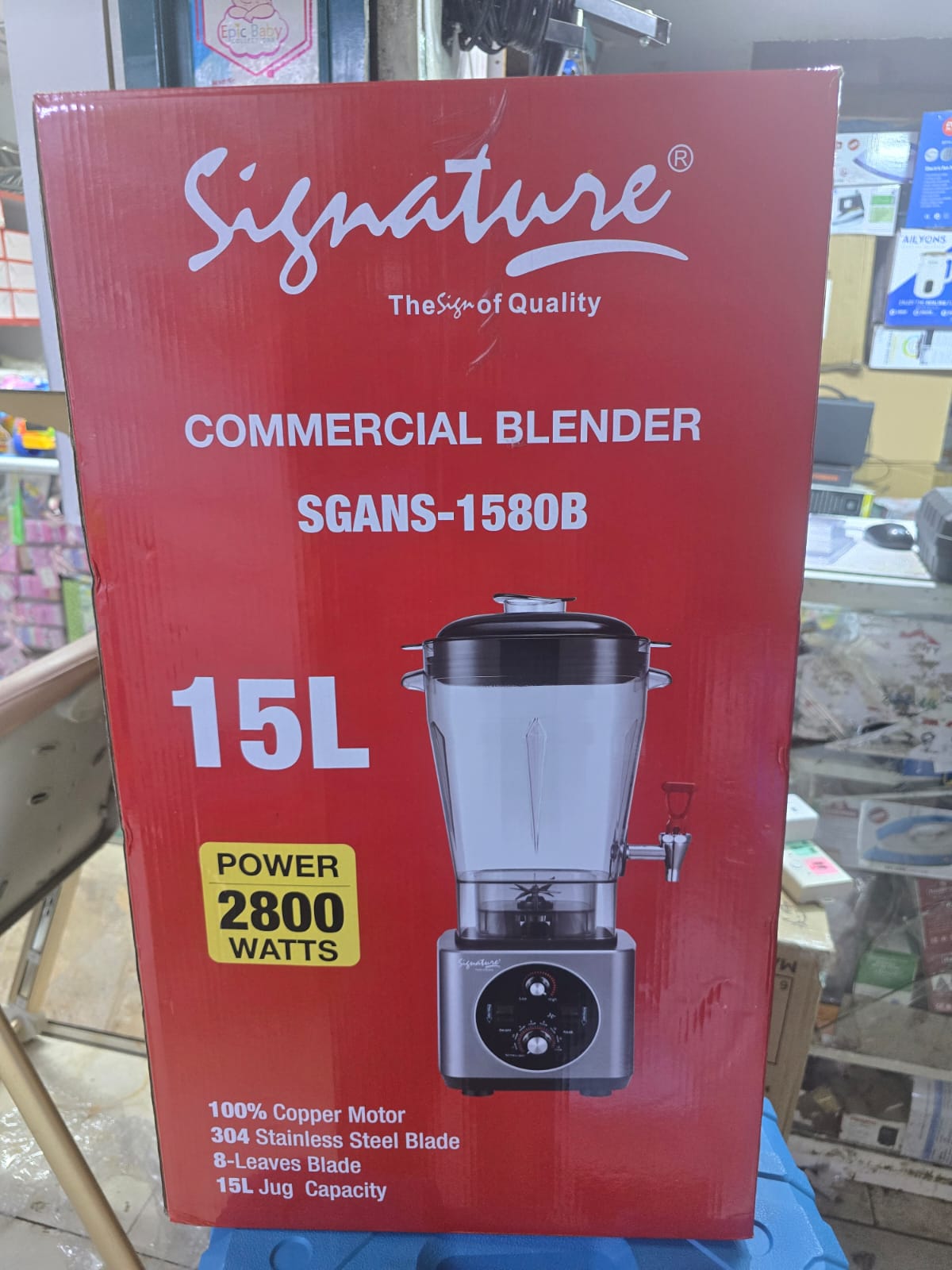 2800 watts Signature commercial blender with 15 litres jar