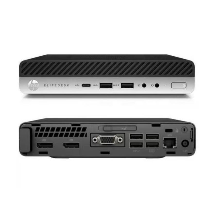 HP EliteDesk 800 G3 Intel Core i5 7th Gen 8GB RAM 128GB SSD Mini Desktop PC Windows 10 pro DDR4