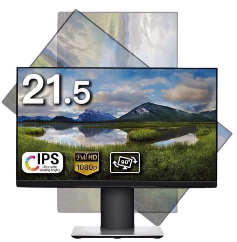 DELL P2219h 22-Inch IPS Panel FHD (1080p) Frameless IPS Panel LED Backlit Monitor