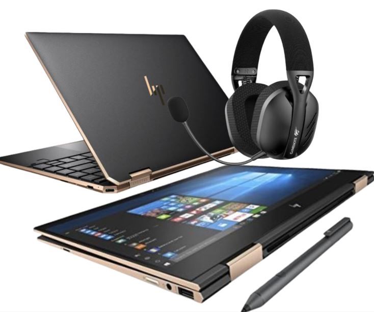NEW Spectre 14 X360 Ci7 12th Gen 16GB/ 1TB SSD 14 inch Touch Screen 2- in 1 Laptop Plus HAVIT Gamenote FuxI H3 QUAD headphones FREE