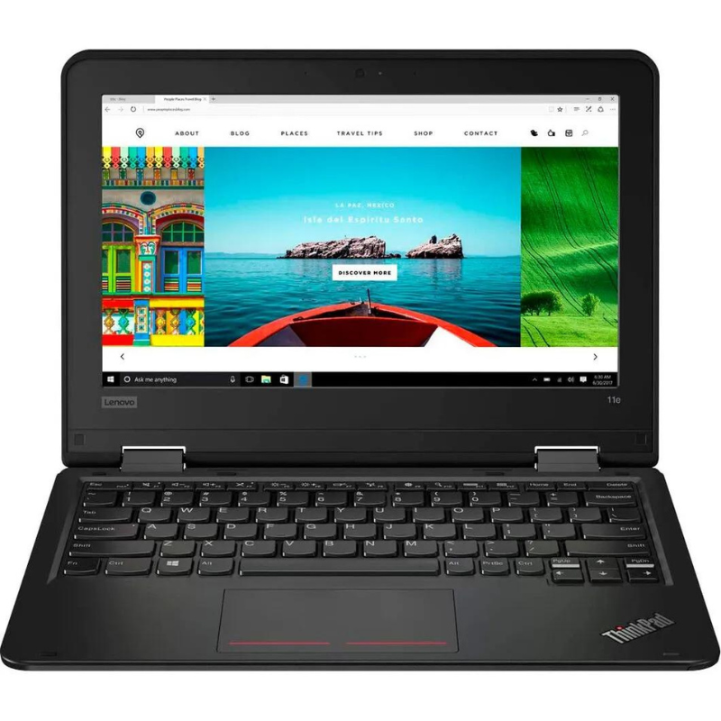 Lenovo Thinkpad 11EE Intel celeron 4 GB RAM 256 SSD Windows 10 11.5 inch display with a laptop bag,mouse and charger