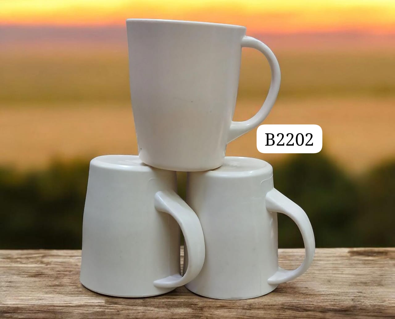 👏😀*Classic Melamine Mug Coffee Tea Cup - SET OF 6.Resistant to scratches, chips and fading these melamine utensils are lightweight and virtually unbreakable
• Suitable for: hot and cold beverages, b