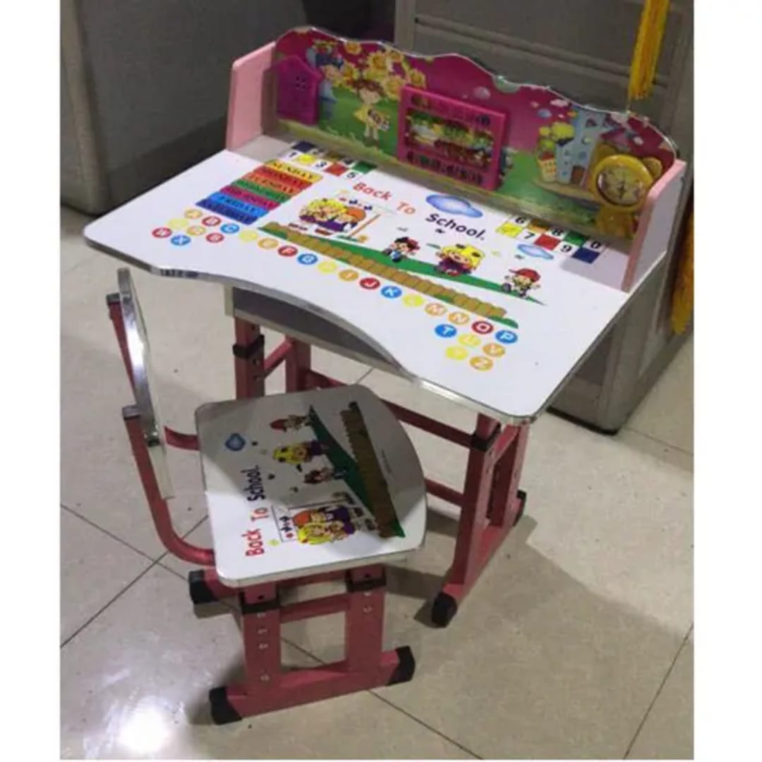 Beautiful 😍 and durable 😎 Study height adjustable desk and chair ❤️‍🔥for kids 🥰