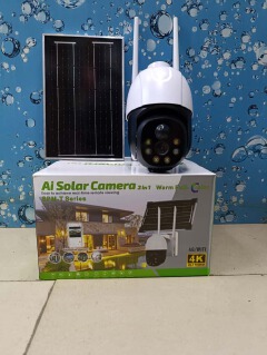 Ai 4G Solar Powered CCTV 360 PTZ Camera🎉🎉* Super Deal.
* Solar
* 360 Rotating 
* Two way Audio
* Remote viewing 
* Motion Tracking + AI
* V380 Pro App