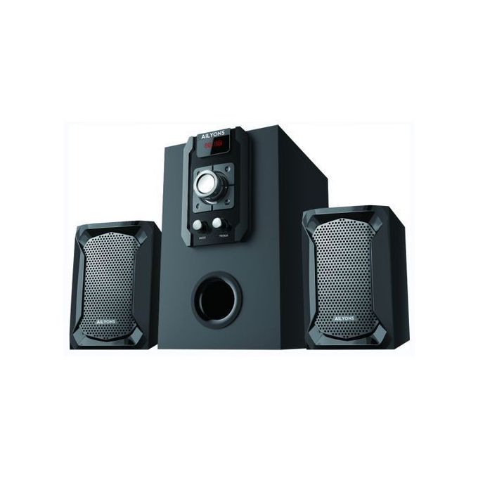 😶‍🌫️AILYONS ELP2401K 2.1CH Multi Media Speaker System Woofer-18000W PMPO🎇Auditory feast High-fidelity stereo surround sound, 25W high-power combination design, clear and transparent treble, true an