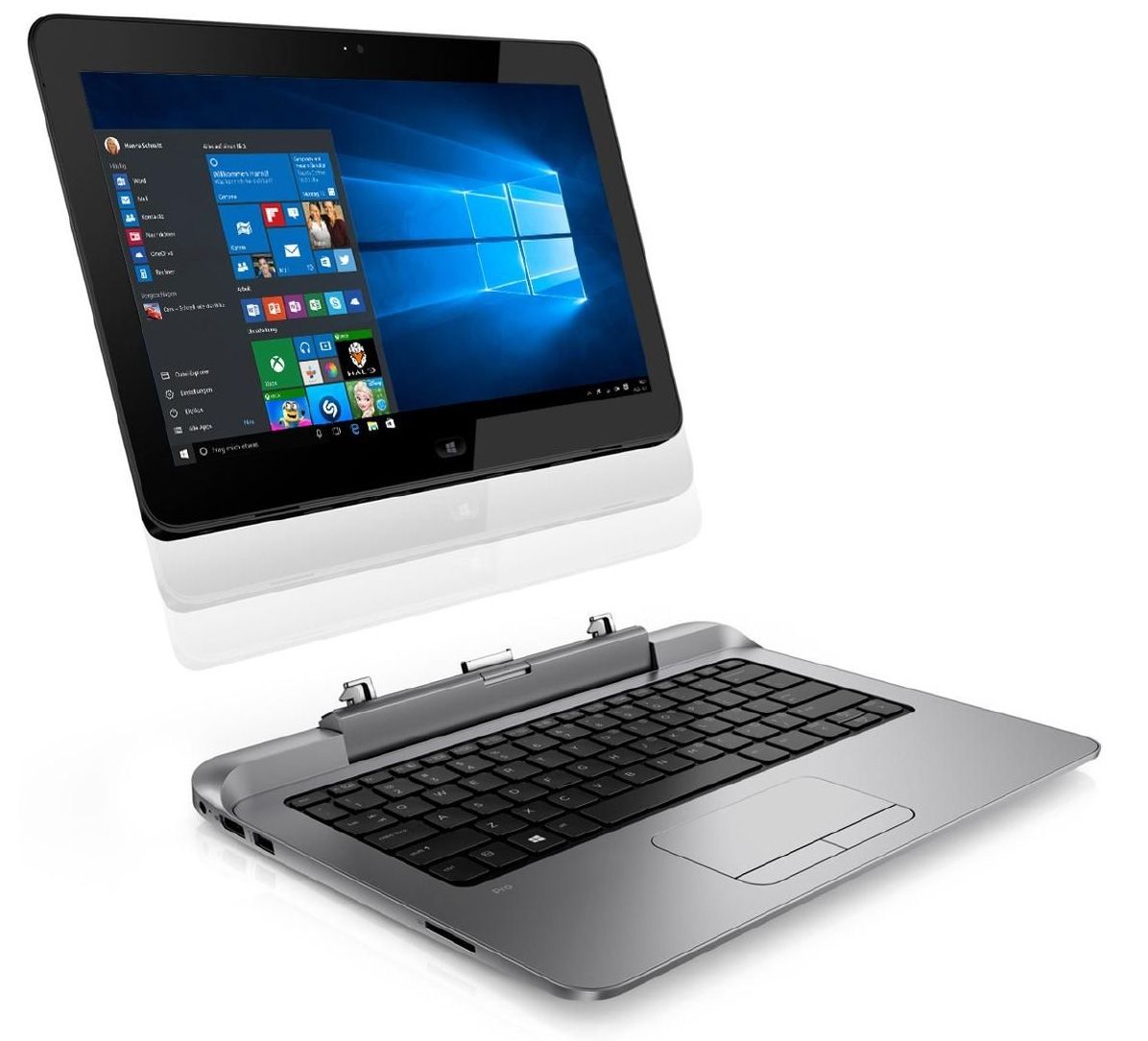 [i5+8GB+256GB] HP PROBOOK X2 612 G1 CORE i5 8GB RAM + 256GB SSD 2 In1 Touchscreen Laptop 12.5" Inch Display Refurbished Windows Office Installed Detachable Computer Notebook