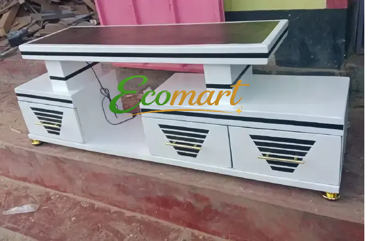 ON OFFER! Modern TV Stand 5FT Wooden With LED Lights Can Fit upto 55" Inch TV High Quality TV Stands Stylish Classic and Durable