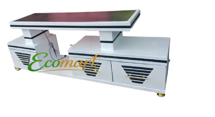 ON OFFER! Modern TV Stand 5FT Wooden With LED Lights Can Fit upto 55" Inch TV High Quality TV Stands Stylish Classic and Durable