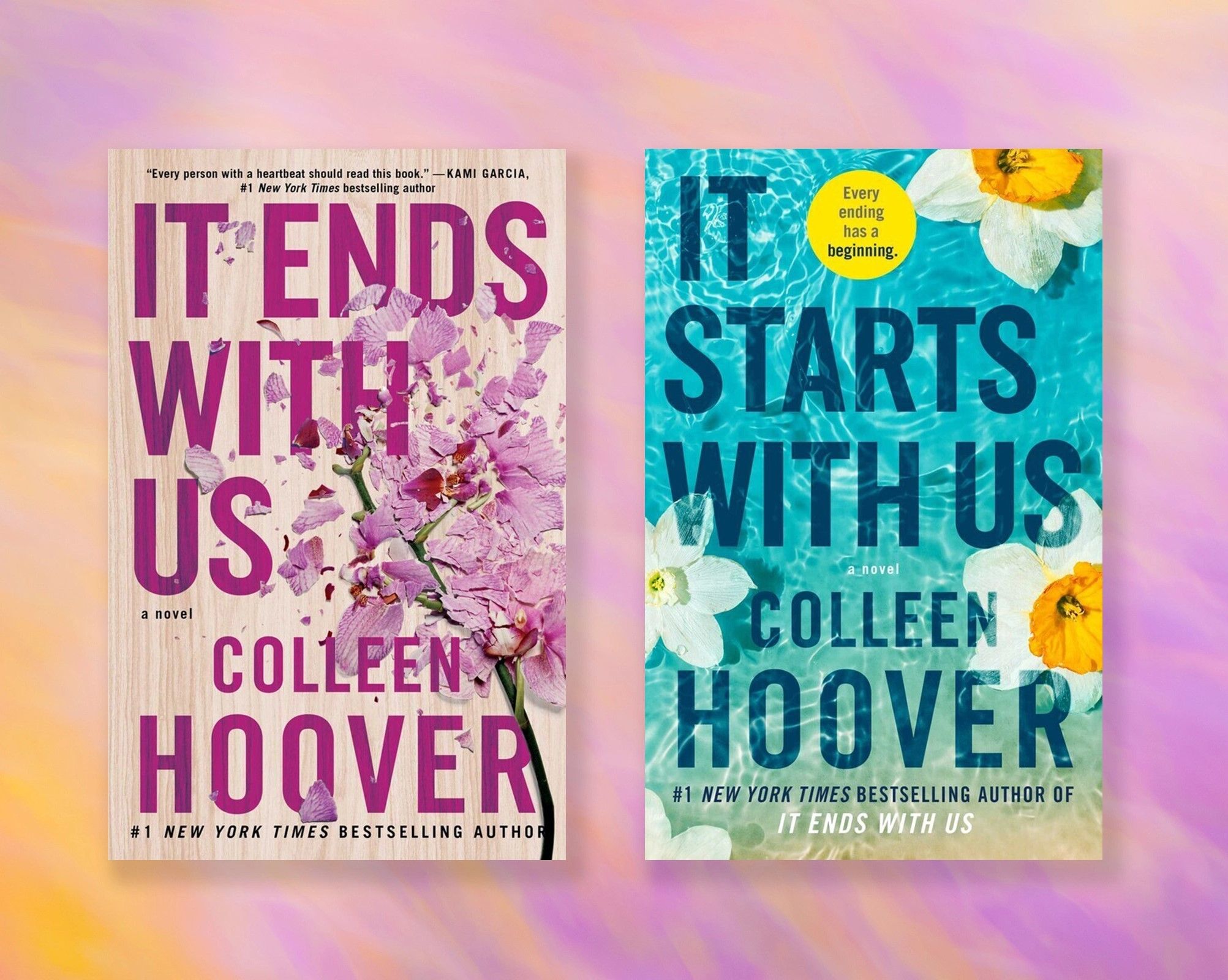 A Set of 2 Books By Colleen Hoover Its Starts With Us & It Ends with us