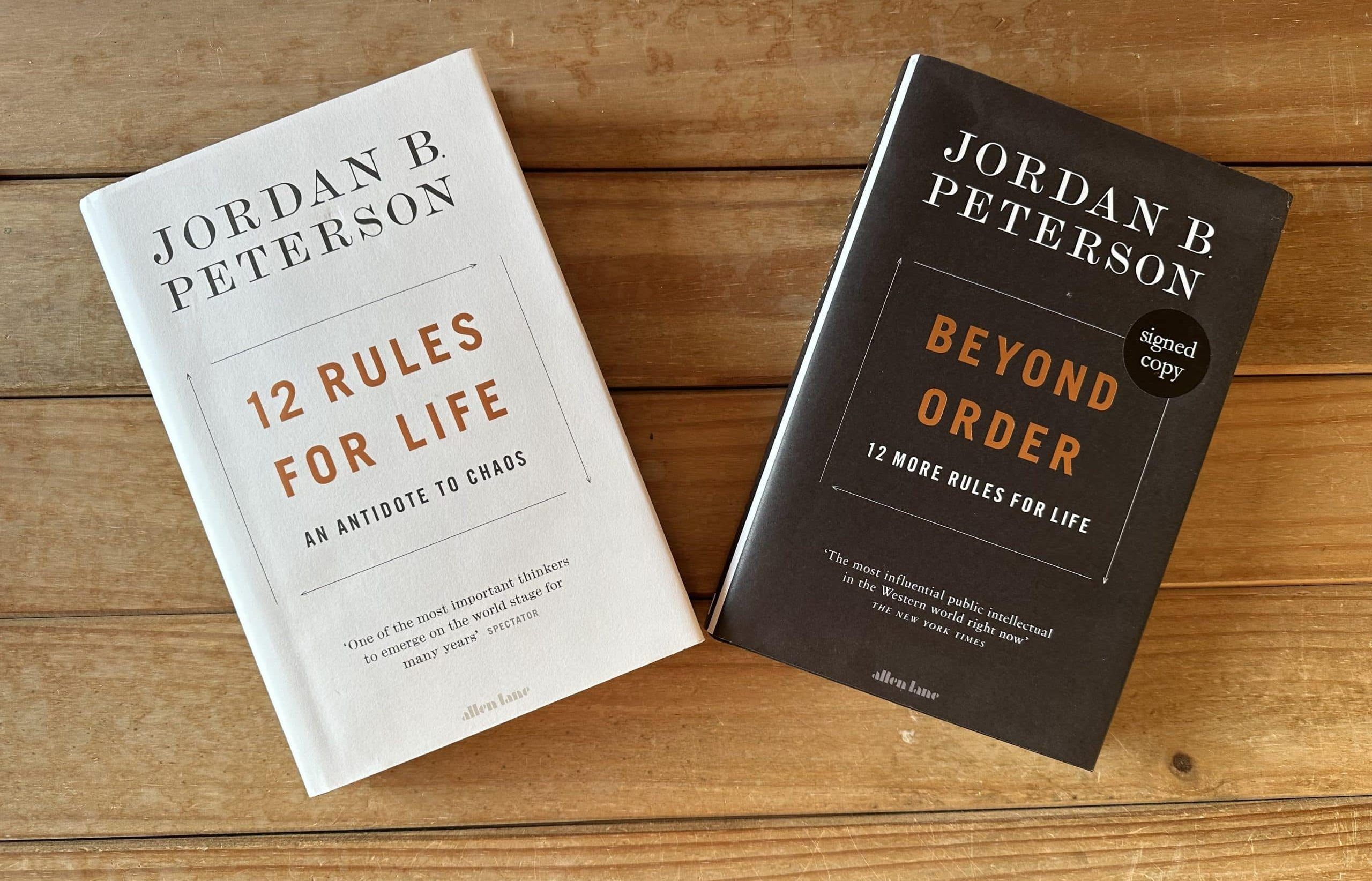 A Set Of  2 Books By Jordan Peterson 12 Rules for Life & Beyond Order Books by Jordan Peterson (free bookmark)