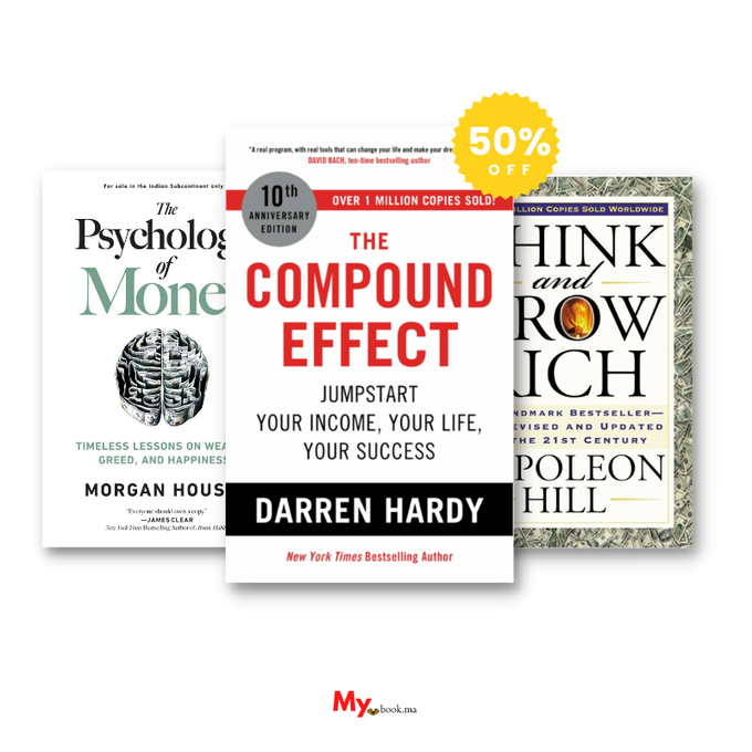 A Set Of 3 Books The Psychology of Money: Timeless Lessons on Wealth, Greed, and Happiness Book by Morgan Housel