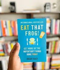 Eat That Frog!: 21 Great Ways to Stop Procrastinating and Get More Done in Less Time Book by Brian Tracy (free bookmark)