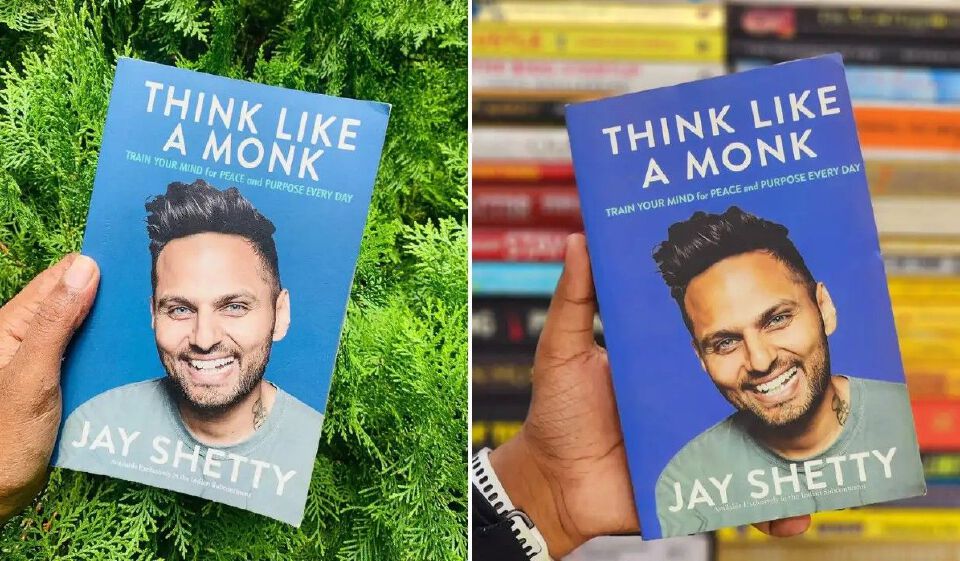 Think Like a Monk: Train Your Mind for Peace and Purpose Every Day Book by Jay Shetty (free bookmark)
