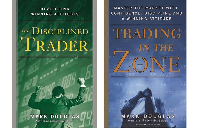 A Set of 2  Books by Mark Douglas,The disciplined trader & Trading in the zone