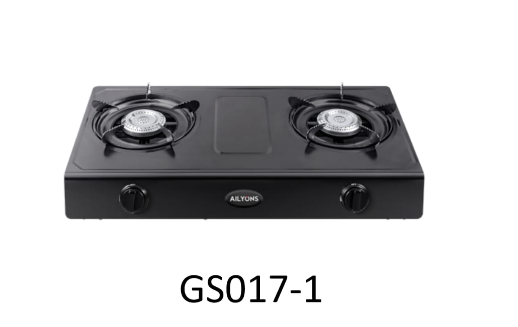 Killmall Big Sales Best Prices Only Don't Be left out. AILYONS Classy Double Table Top Gas Burner GS017-1. Good Quality Highly Recommended