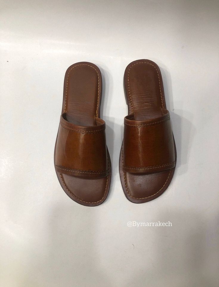 Pure leather outdoor Versatile slide sandals with Lightweight sandals with soft sole elegant summer shoes open toes for men flats