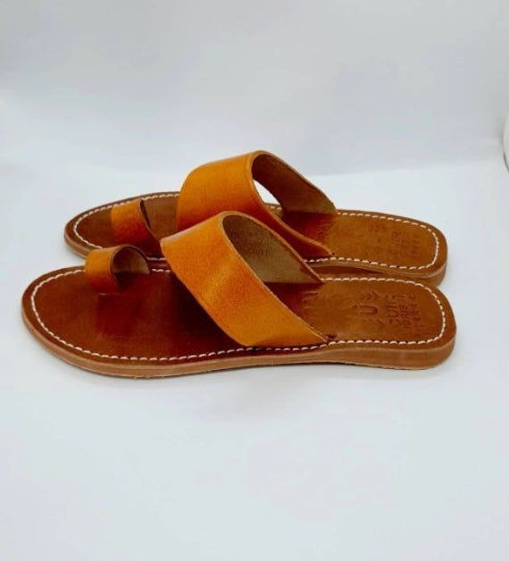 Pure leather outdoor Versatile slide sandals with Lightweight sandals with soft sole elegant summer shoes open toes for men flats