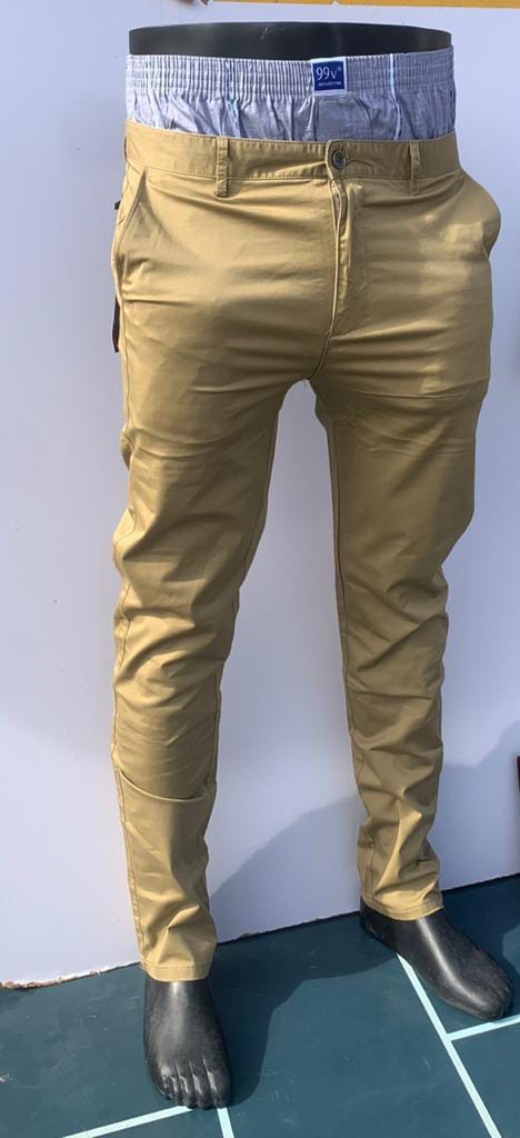 Turkey Style Non-fading soft Khaki Pants  Beige