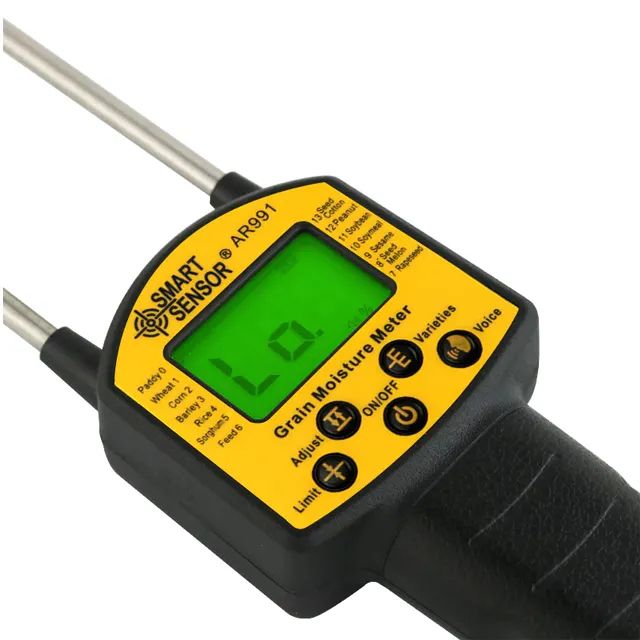 AR991 Electronic Components-Moisture Meter with Voice Prompt for Grain Moisture Content Testing