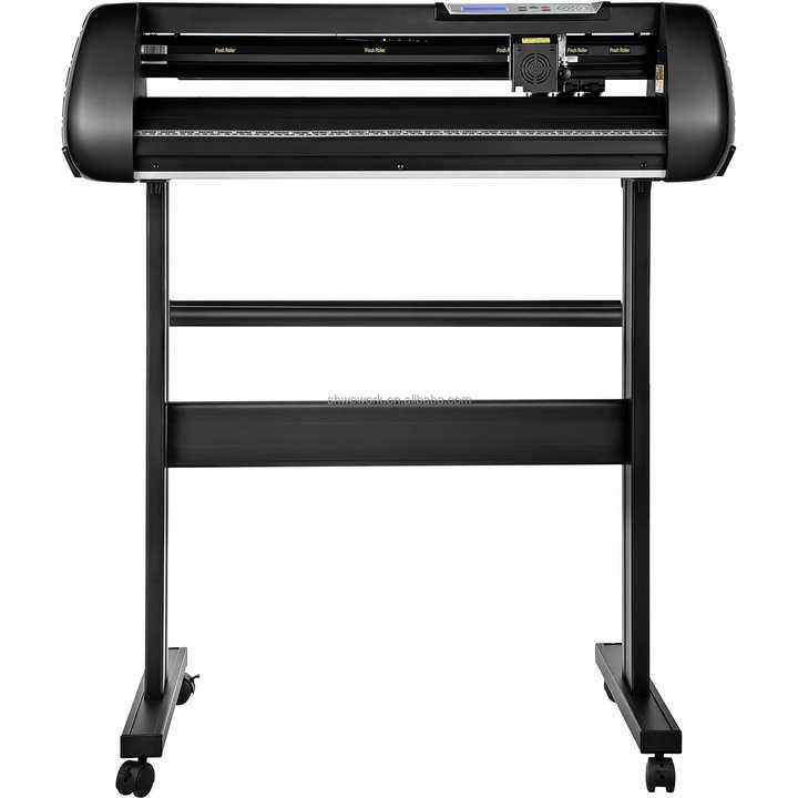 2 feet Vinyl Plotter Plotter Cutter, Adjustable Double-Spring Pinch Rollers Sign Cutting Plotter