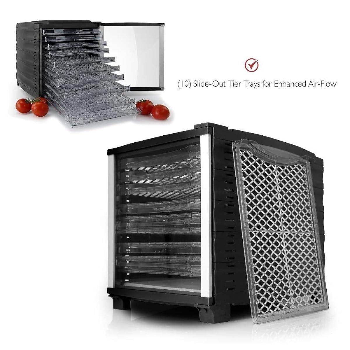 Dried Fruit Machine FD-410 Food Dryer Household Food Vegetable Dehydrated Fruit Tea