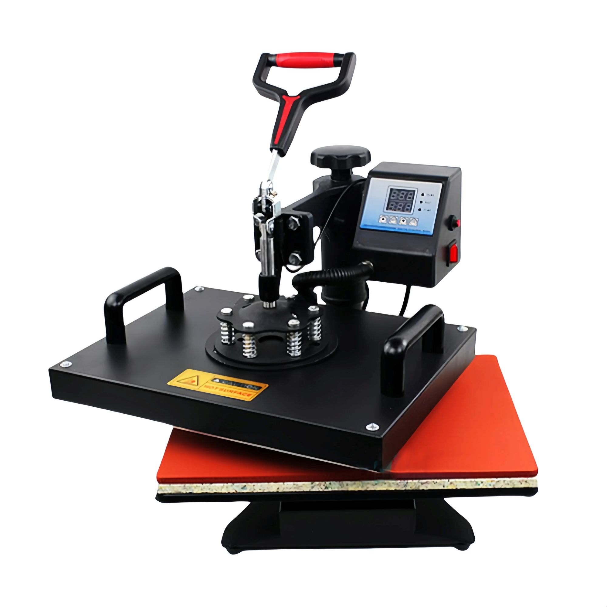 Combo Multi-Functional Swing Away 8 in 1 Heat Press Machine for Shirt Mug Hat Cap Plate, 12 x 15 Inch