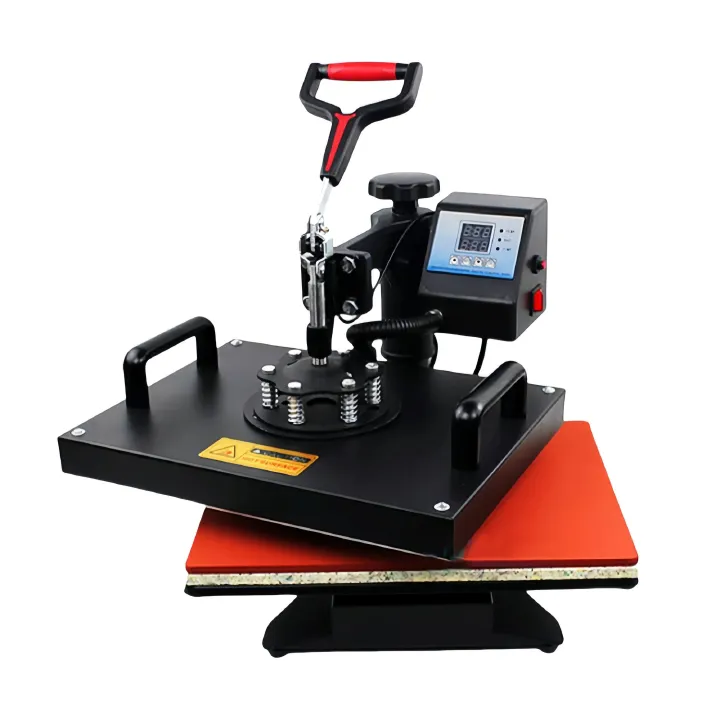 Combo Multi-Functional Swing Away 8 in 1 Heat Press Machine for Shirt Mug Hat Cap Plate, 12 x 15 Inch