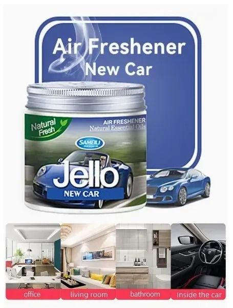 Jello Air Freshener - New Car _ 220g For Car, House And Office Use