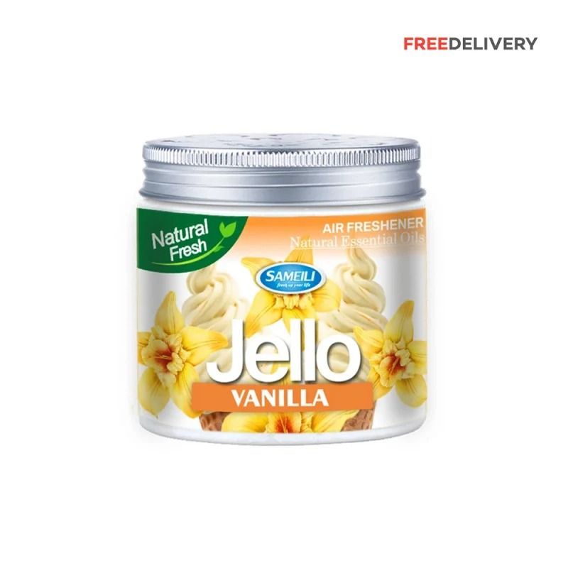 Jello Vanilla Flavor Air Freshener Gel Long Lasting Fragrance