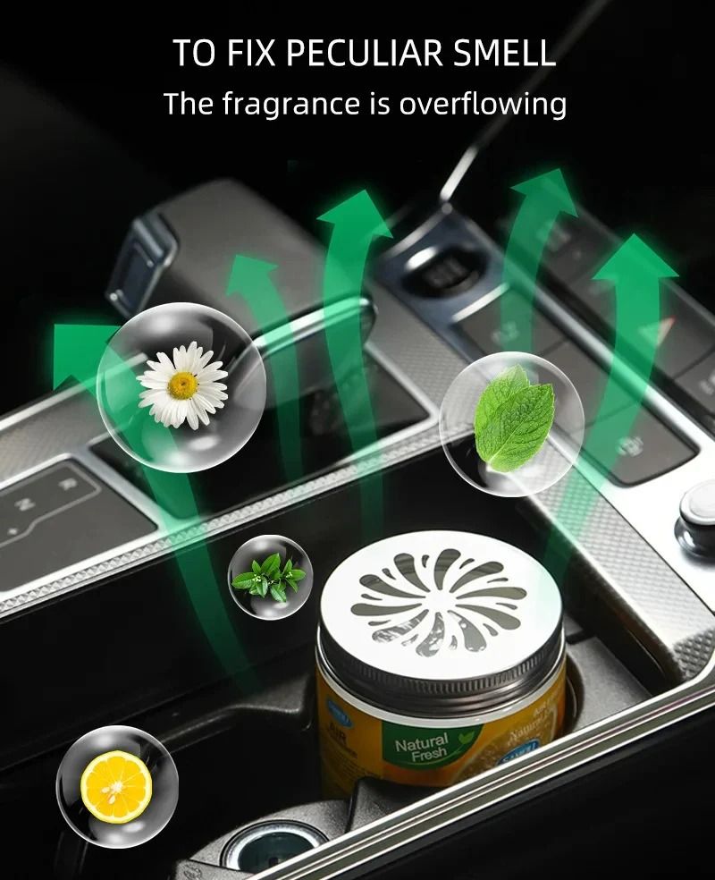 Jello Vanilla Flavor Air Freshener Gel Long Lasting Fragrance