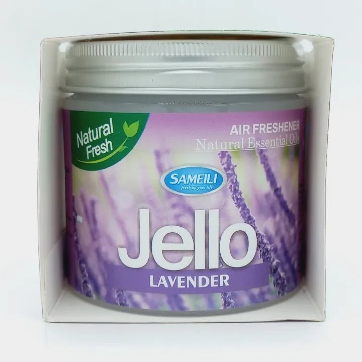 Jello Air Freshener Lavender Scent Odor Eliminator Scent Freshener Room Closets Bathrooms Car 220g