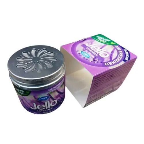 Jello Air Freshener Lavender Scent Odor Eliminator Scent Freshener Room Closets Bathrooms Car 220g