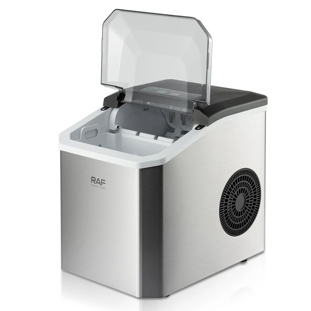 Electric Desktop 26Lbs/24H Instant Pebble Bullet Ice Cube Maker Machine Nugget Ice Automatic Countertop Ice Maker