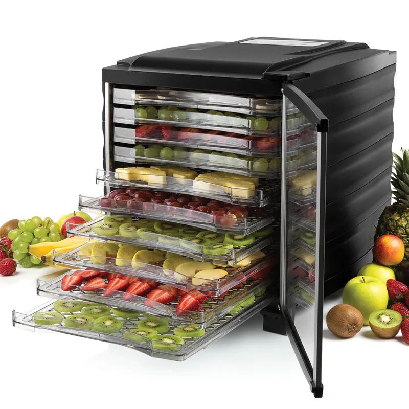 Commercial Food Dehydrator Machine Digital Adjustable Timer And Temperature Control