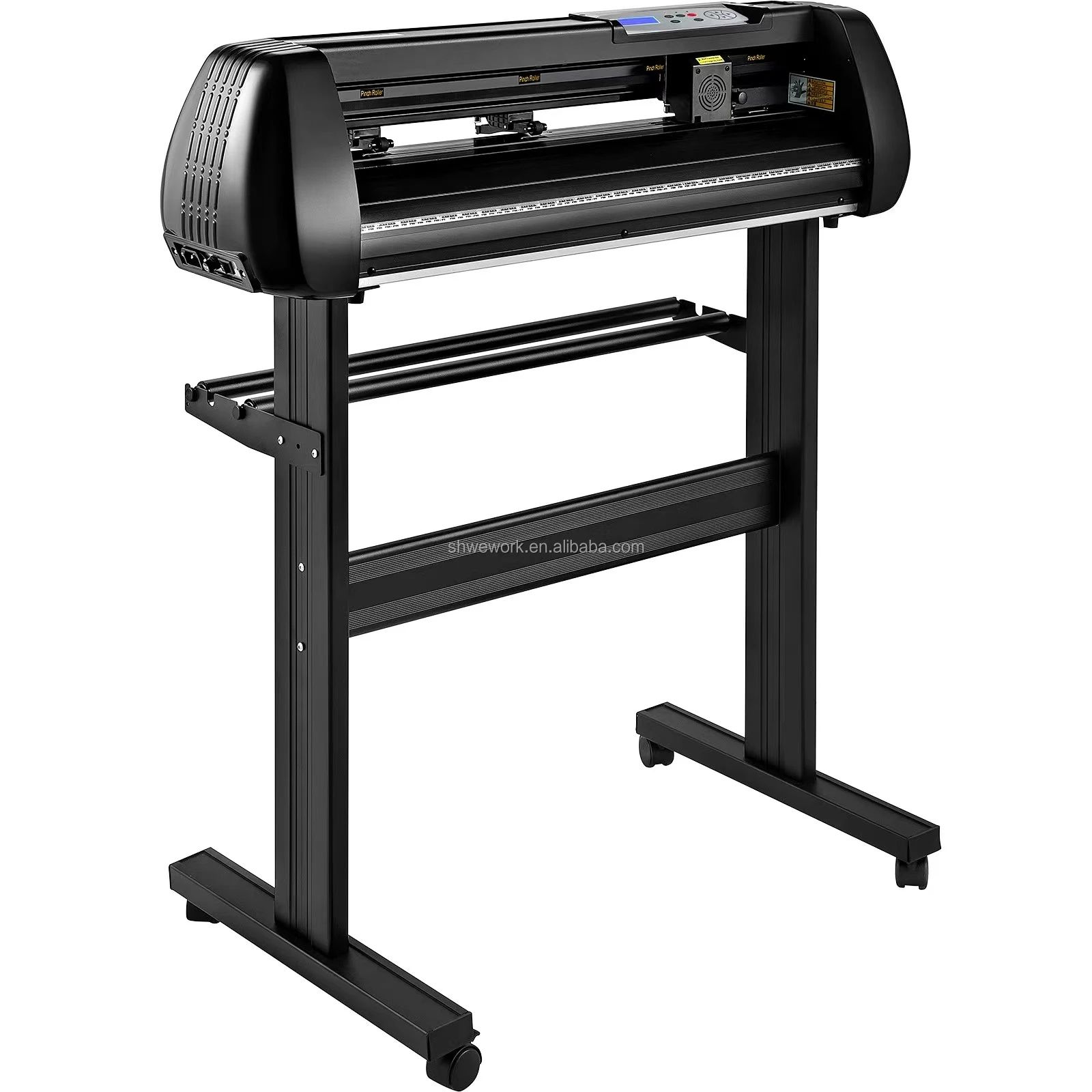 Combo Professional All-in-One Branding Kit Ideal for Small Businesses & Creative Startups 8-in-1 Heat Press Machine (12"x15") + 2 Feet Vinyl Cutter Plotter