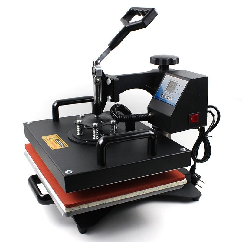 Combo 8-in-1 Heat Press Machine & 24" Vinyl Cutter Plotter - Black Steel