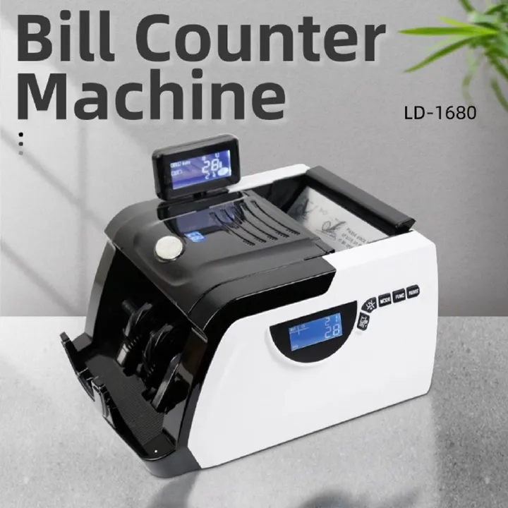 Multi Currency Uv Mg Ir Fake Note Detection Cash Money Counting Machine