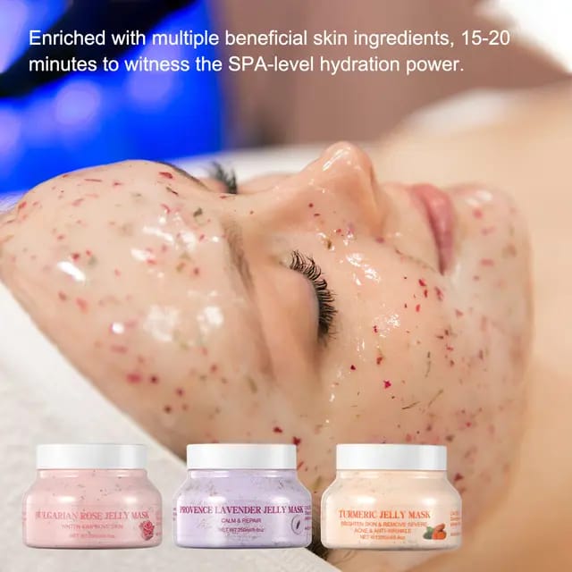 PEEL OFF MASK POWDER MOISTURIZING JELLY MASK POWDER FOR FACIALS