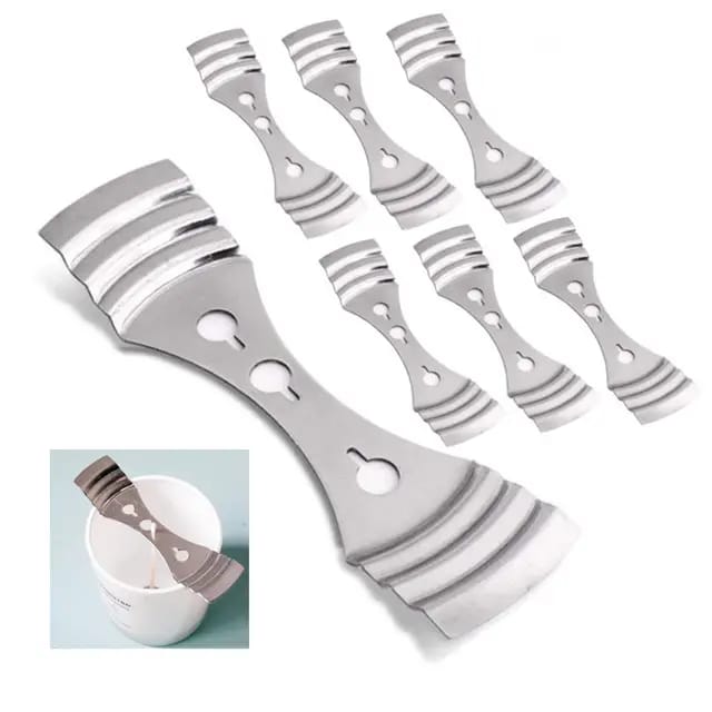 (FLASH  SALE) METAL HOLDERS CANDLE WICKS , THREE HOLE STAINLESS STEEL WICK HOLDER DIY CANDLE MAKING