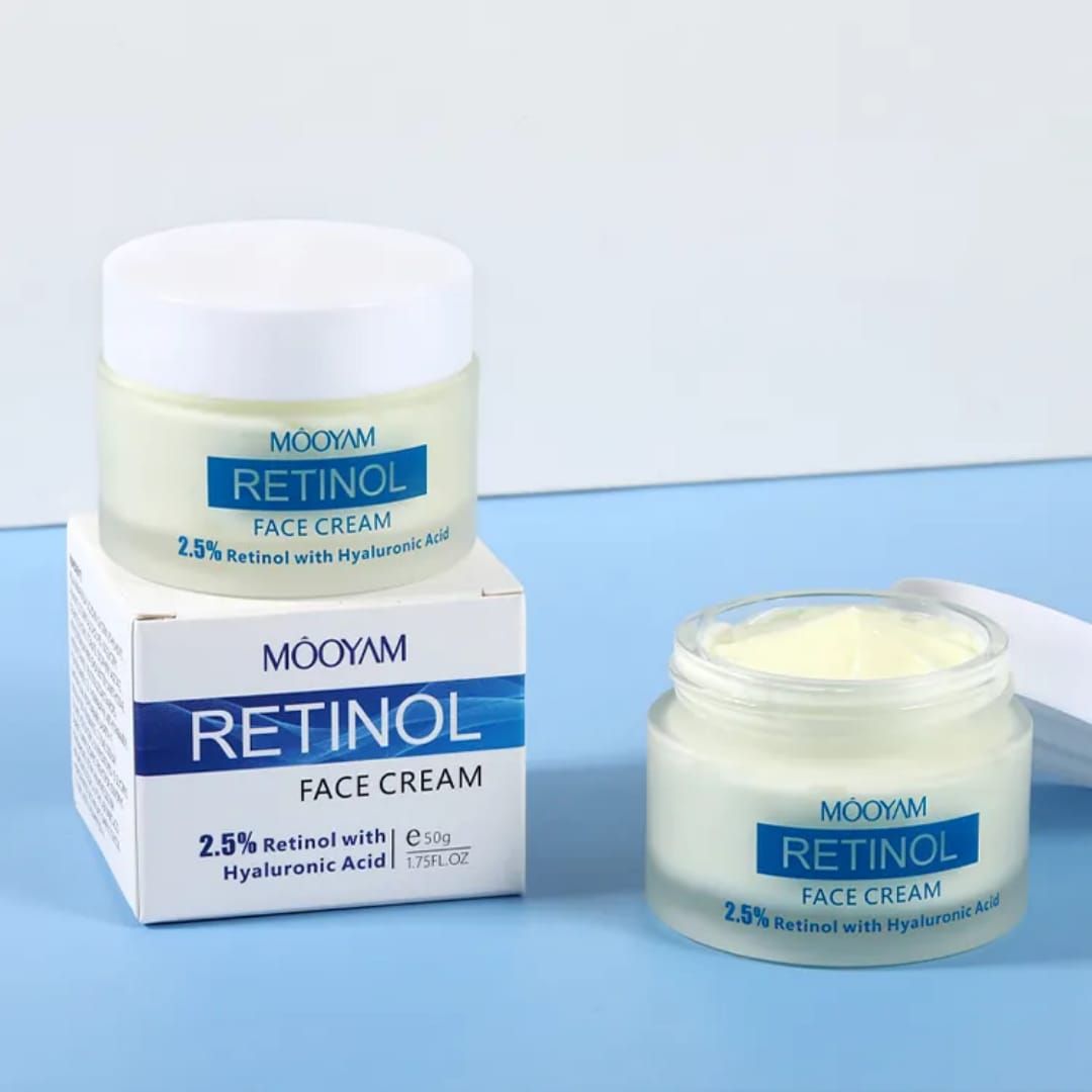 IREV RETINOL FACE  and  EYE CREAM MOISTURIZING SMOOTH ANTI -AGING ANT- WRINKLES REPAIRING DARK CIRCLES LIGHTENS EYE LINES AND BRIGHTENS THE SKIN TONE