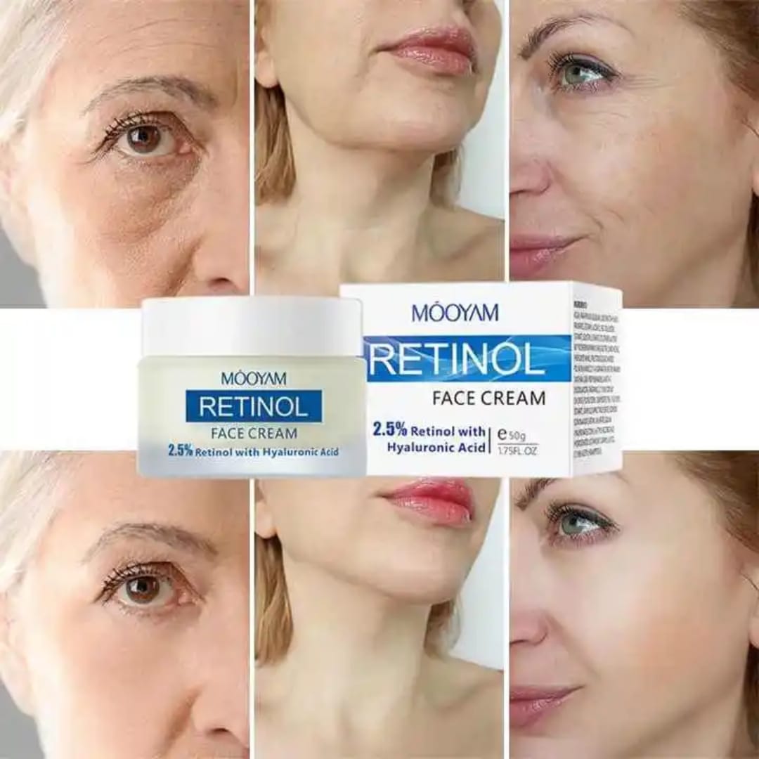 IREV RETINOL FACE  and  EYE CREAM MOISTURIZING SMOOTH ANTI -AGING ANT- WRINKLES REPAIRING DARK CIRCLES LIGHTENS EYE LINES AND BRIGHTENS THE SKIN TONE