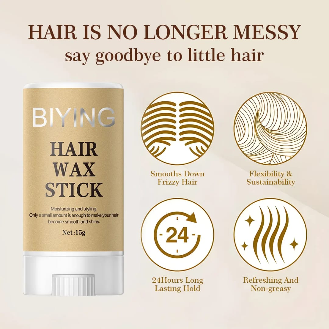 HAIR WAX STICK STRONG HAIR STYLING EDGE WAX LONGLASTING STYLE IT ON NATURAL HAIR AND WIGS