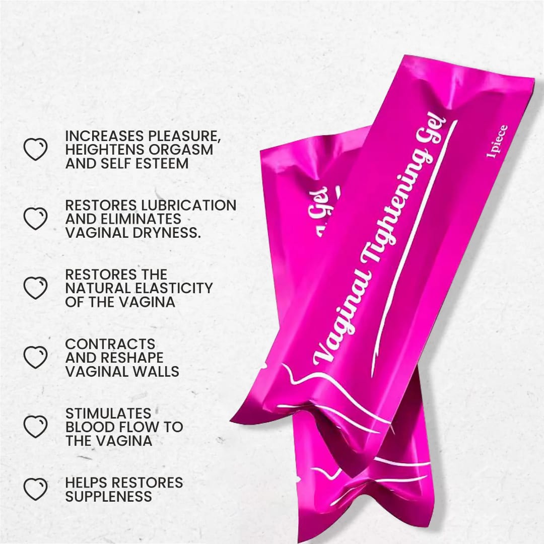 (FLASH SALE)VAGINA TIGHTENING REJUVENATION  GEL; TIGHTENING REPAIR GEL , PROMOTES  FIRMNESS AND REJUVENATES THE INTIMATE AREA  FEMALE HYGIENE GNECOLOGICAL GEL, LUBRICATES AND TIGHTENS THE VAGINAL WALL