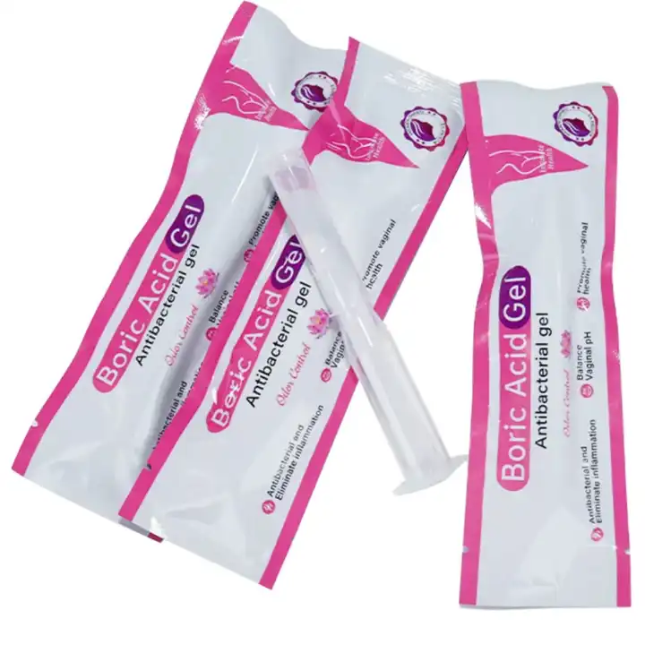 VAGINAL BORIC ACID  GEL MOISTURIZER BALANCES PH ,ODOR CONTROL, RELIEVES ITICHINESS AND INFECTIONS GIVES YOU AN INSTANT FRESHNESS AND FEMININE WELLNESS