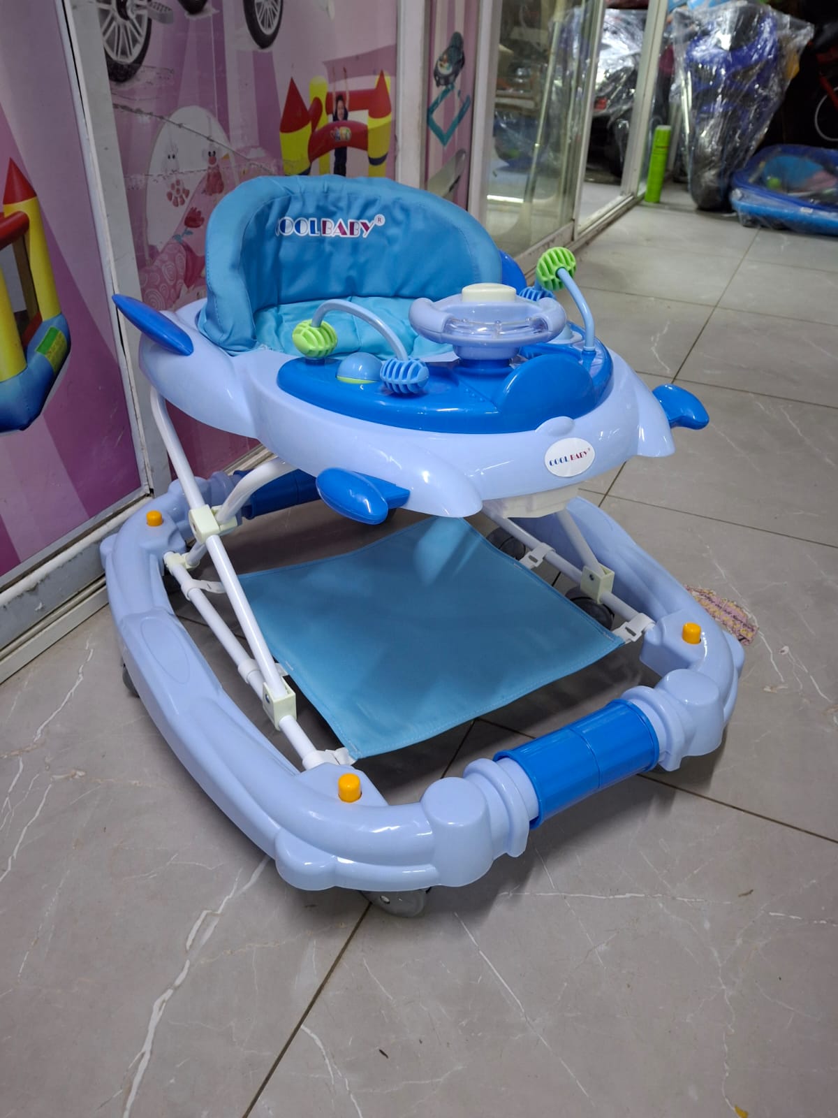 STYLISH ABD CLASSY 2 in 1 baby walkerDual use: As a seated activity walker & as a relaxing rocker